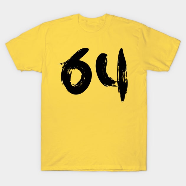 Number 64 T-Shirt by Erena Samohai